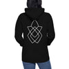 White Print - Survivor and Ally Symbol Front/ Back UNISEX Hoodie